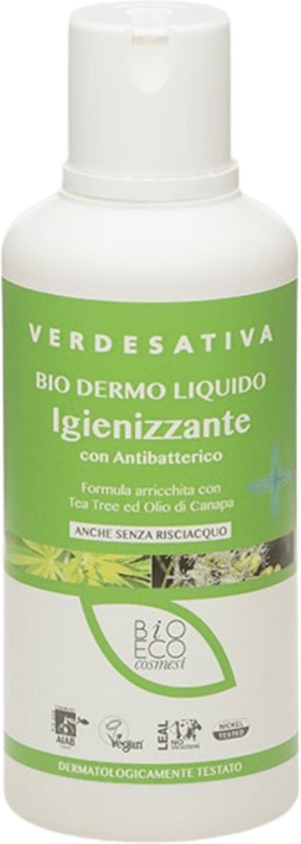 VERDESATIVA Waschlotion Teebaum & Hanföl - 500 ml