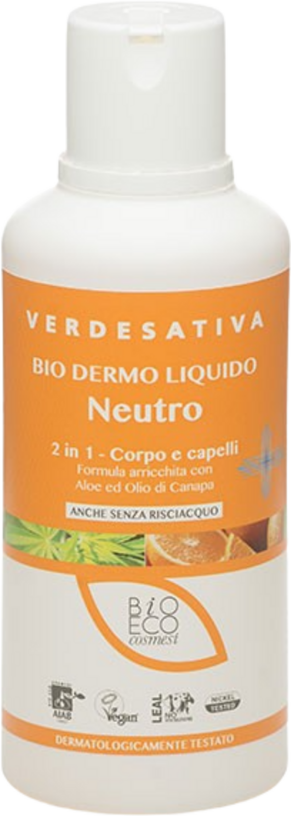 VERDESATIVA 2in1 Waschlotion Neutral - 500 ml