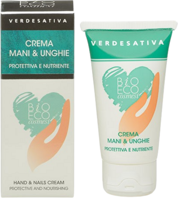 VERDESATIVA Hydratisierende & Schützende Hand- & Nagelcreme - 50 ml