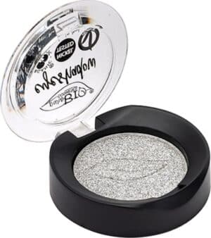 puroBIO cosmetics Compact Eye Shadow - 23 Silber (schimmernd)