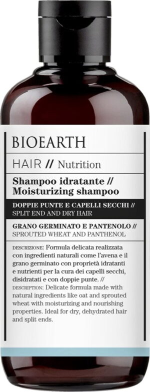 BIOEARTH Feuchtigkeitsspendendes Shampoo - 250 ml