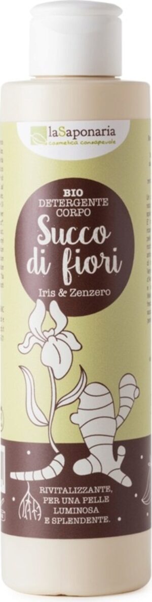 La Saponaria Succo di Fiori - Iris & Ingwer Duschgel - 200 ml