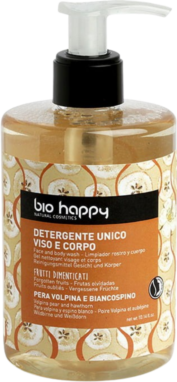 Bio Happy Face & Body Wash Volpina Pear & Hawthorn - 300 ml