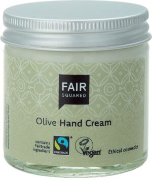 FAIR SQUARED Hand Cream Olive - 50 ml Glas