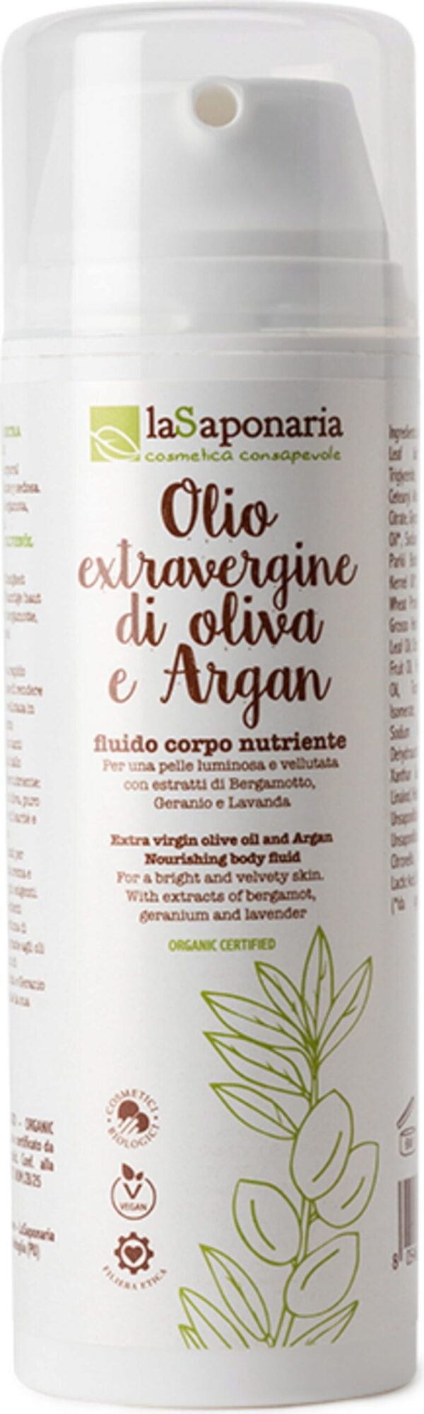 La Saponaria Körperfluid Argan & Olivenöl - 150 ml