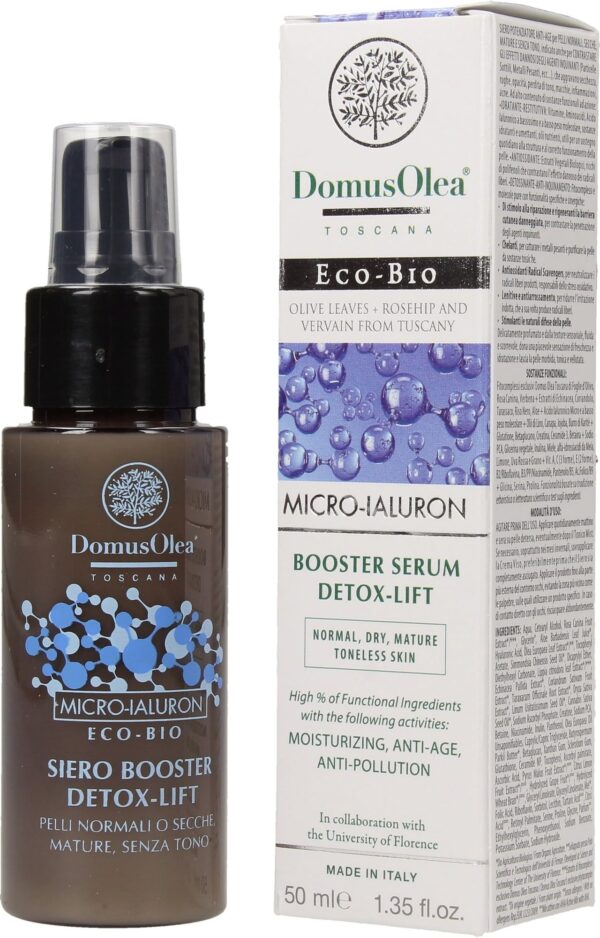 Domus Olea Toscana Micro-Ialuron Detox-Lift Booster Serum - 50 ml