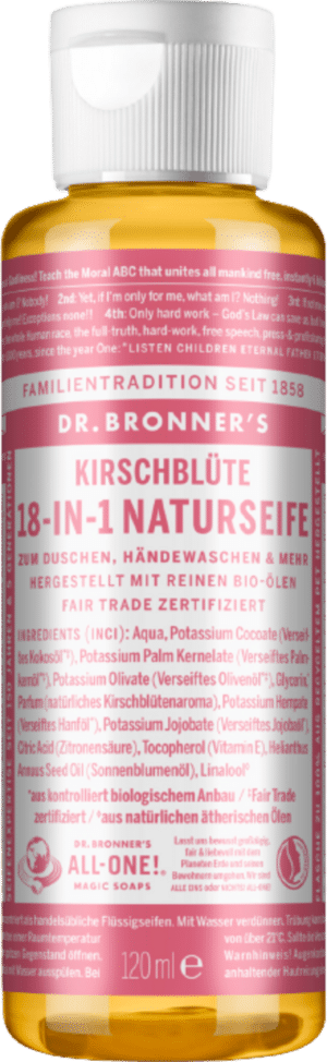 Dr. Bronner's 18in1 Naturseife Kirschblüte - 120 ml