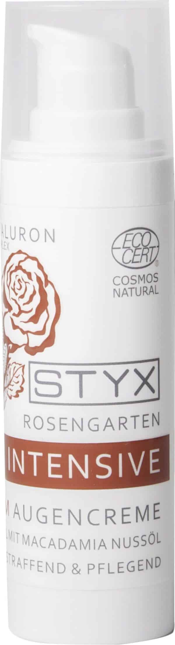 STYX Rosengarten INTENSIVE Augencreme mit Bio-Macadamia Nussöl - 30 ml