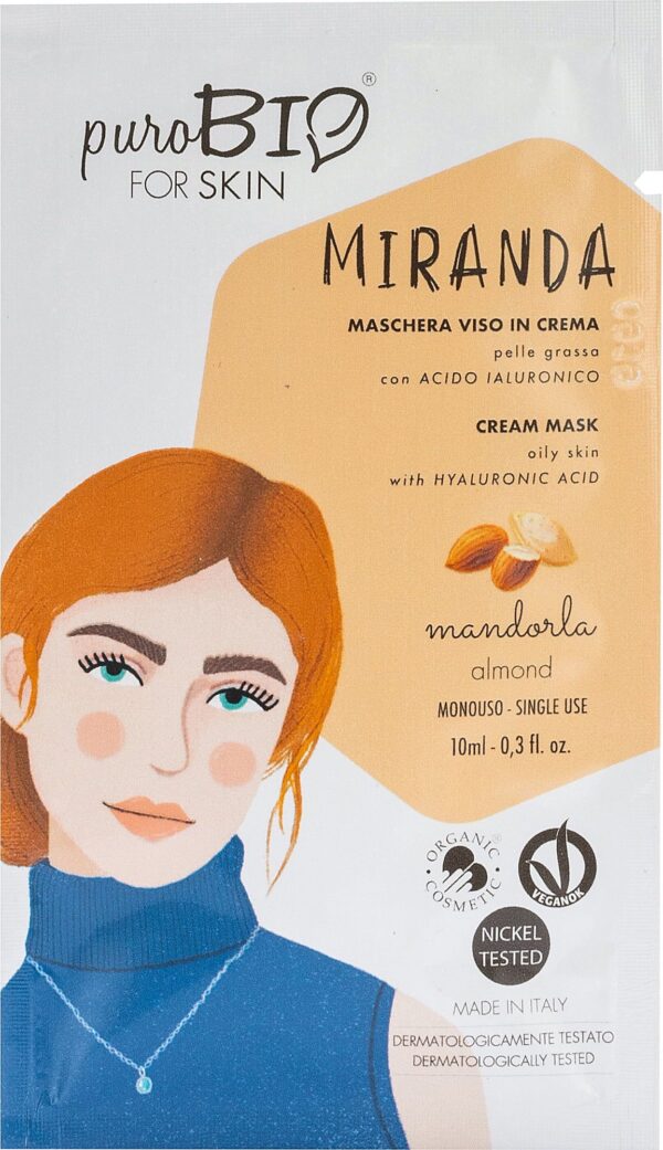 puroBIO cosmetics forSKIN Miranda Cream Mask Oily Skin - 04 Almond