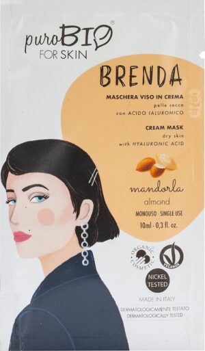 puroBIO cosmetics forSKIN Brenda Cream Mask Dry Skin - 01 Almond