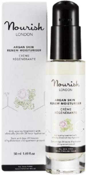 Nourish London Argan Skin Renew Moisturiser - 50 ml