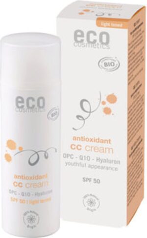 eco cosmetics CC Creme getönt LSF 50 - Hell