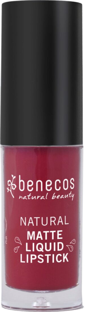 benecos Natural Matte Liquid Lipstick - bloody berry