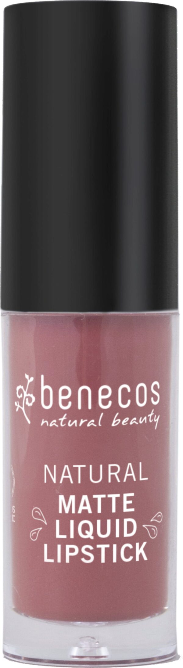 benecos Natural Matte Liquid Lipstick - rosewood romance