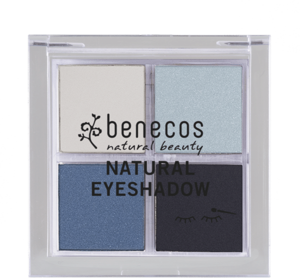 benecos Natural Quattro Eyeshadow - True Blue