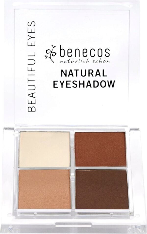 benecos Natural Quattro Eyeshadow - Coffee & Cream