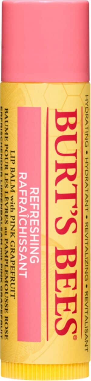 Burt's Bees Refreshing Lip Balm Stick Pink Grapefruit - 4