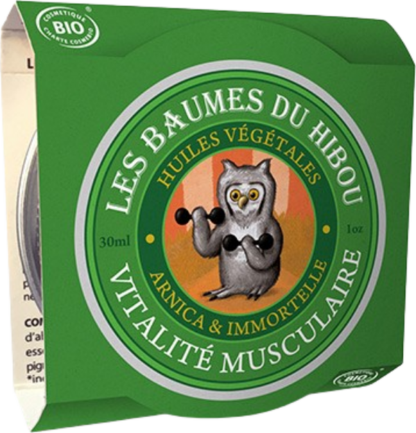 LES BAUMES DU HIBOU "Vitalité Musculaire" Balsam Muskelvitalität - 30 ml