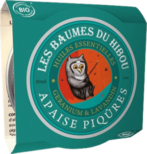 LES BAUMES DU HIBOU "Apaise Piqûres" Balsam für Insektenstiche - 30 ml