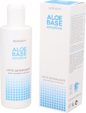 BIOEARTH Aloebase Sensitive Reinigungsmilch - 200 ml