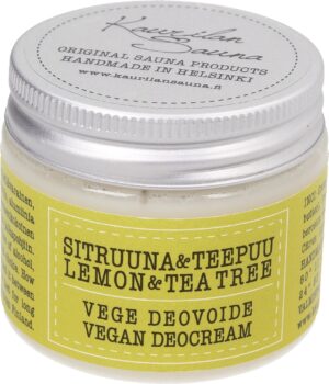 Kaurilan Sauna Vegan Deo Cream - Lemon & Tea Tree