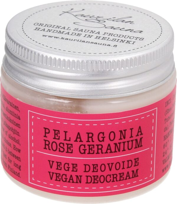 Kaurilan Sauna Vegan Deo Cream - Geranium Rose