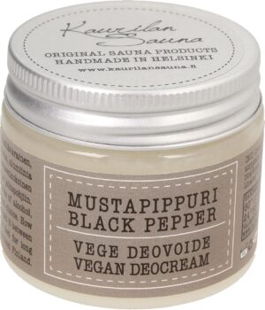 Kaurilan Sauna Vegan Deo Cream - Black Pepper