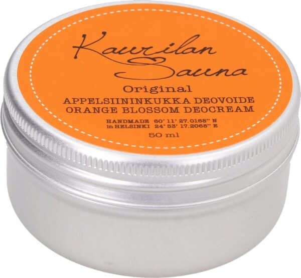 Kaurilan Sauna Deo Cream - Orange Blossom