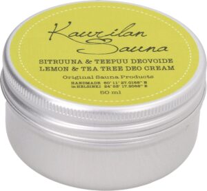 Kaurilan Sauna Deo Cream - Lemon & Tea Tree