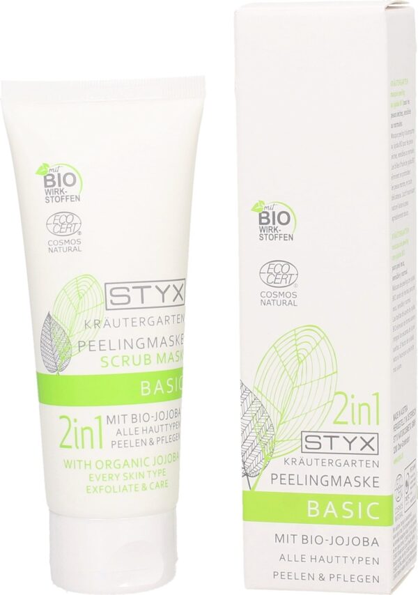 STYX Kräutergarten 2in1 Peelingmaske mit Bio-Jojoba - 70 ml