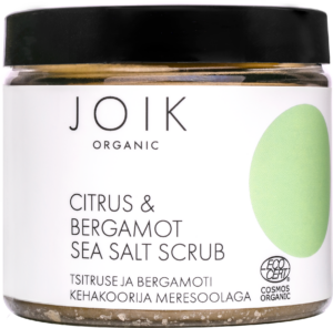 JOIK Organic Citrus & Bergamot Sea Salt Scrub - 240 g