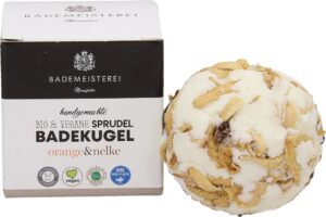 Bademeisterei Bio Sprudelbadekugel - Orange & Nelke