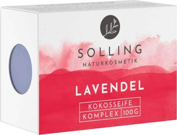 SOLLING Naturkosmetik Lavendel Kokosseife - 100 g