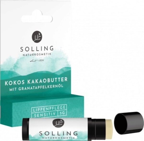 SOLLING Naturkosmetik Kokos Kakaobutter Lippenpflege - 5 g