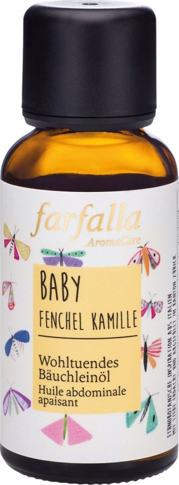 farfalla BABY Wohltuendes Bäuchleinöl Fenchel & Kamille - 30 ml