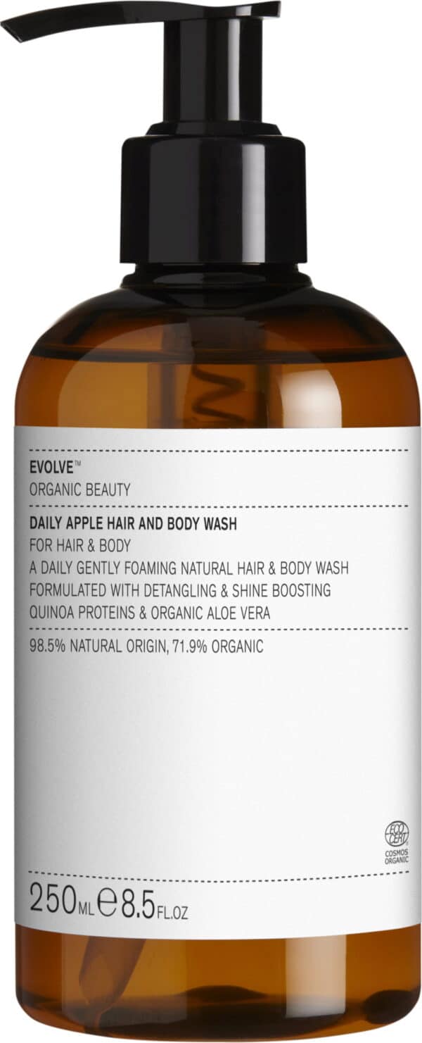 Evolve Organic Beauty Daily Apple Hair and Body Wash - 250 ml