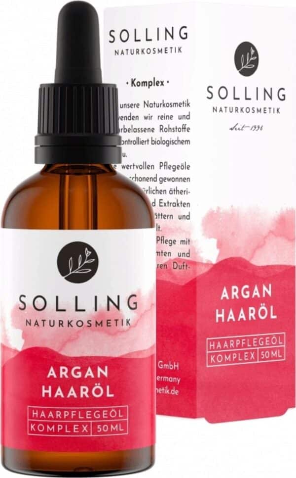 SOLLING Naturkosmetik Arganöl Haarpflegeöl - 50 ml