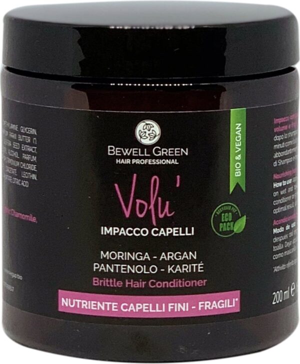 BeWell Green VOLU' Nourishing Hair Mask - 200 ml