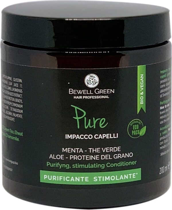 BeWell Green PURE Purifying & Stimulating Hair Mask - 200 ml