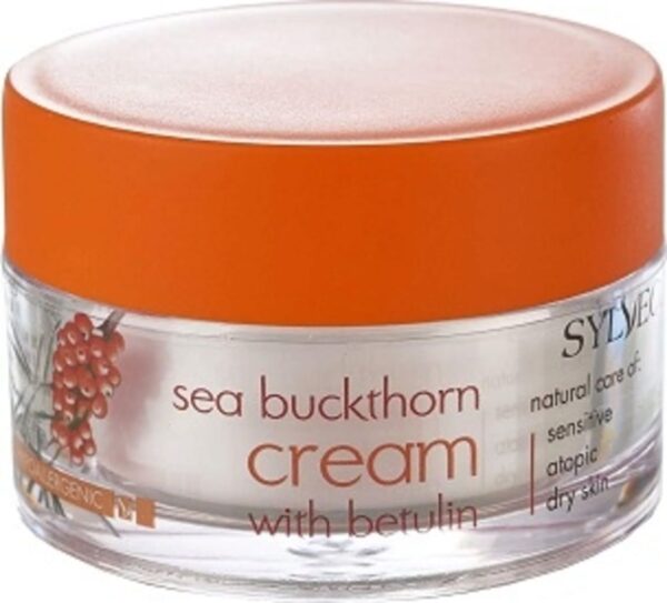 Sylveco Sea Buckthorn and Birch Moisturizing Cream with Betulin - 50 ml