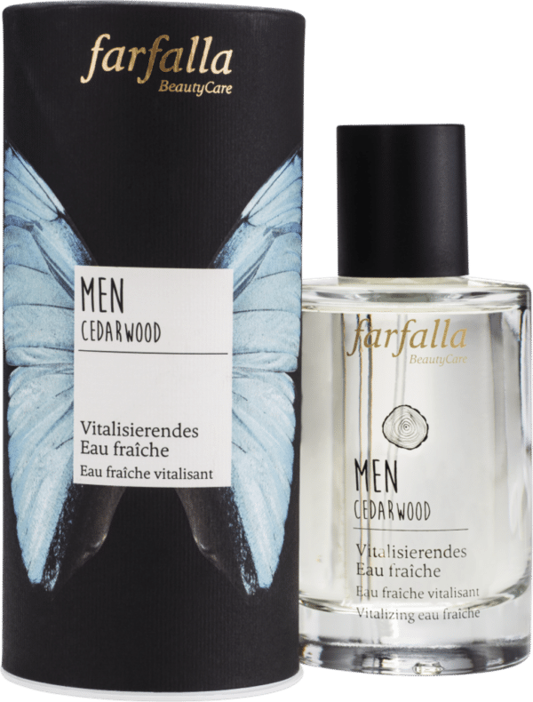 farfalla men Cedarwood Vitalisierendes Eau Fraîche - 100 ml