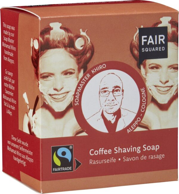 FAIR SQUARED Shaving Soap Coffee - 160 g