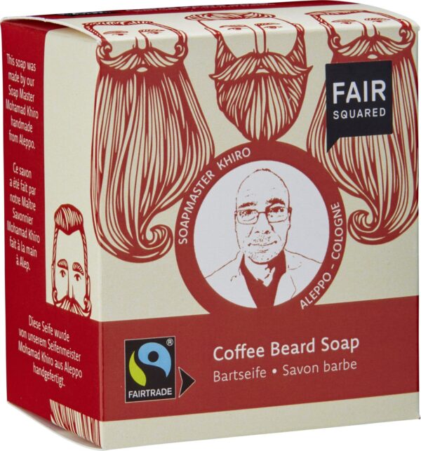 FAIR SQUARED Beard Soap Coffee - 160 g