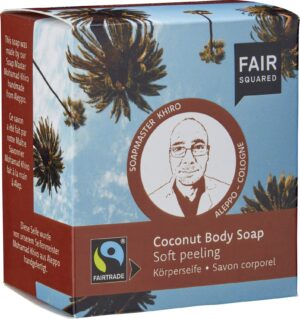 FAIR SQUARED Body Soap Coconut Soft Peeling - 160 g