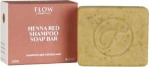 FLOW cosmetics Henna Red Shampoo Soap Bar - 120 g