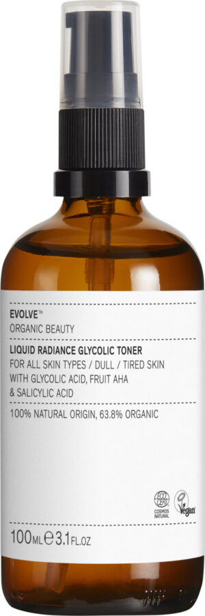 Evolve Organic Beauty Liquid Radiance Glycolic Toner - 100 ml