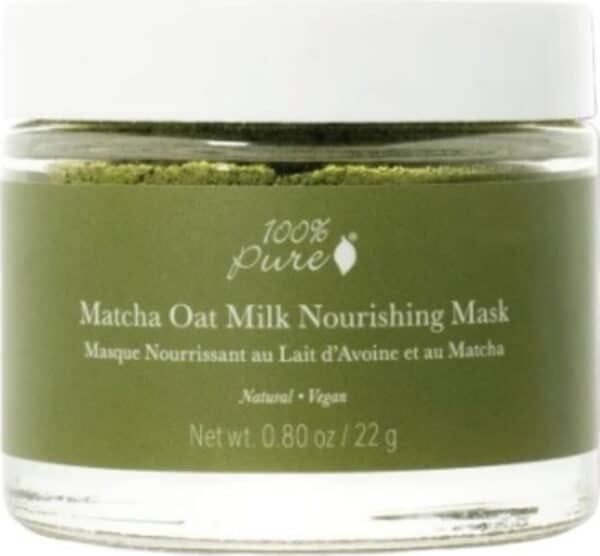 100% Pure Matcha Oat Milk Nourishing Mask - 22 g