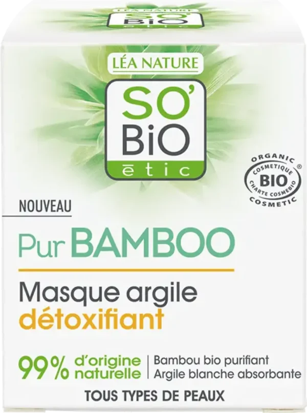 LÉA NATURE SO BiO étic PurBAMBOO Tonerde Maske - 50 ml