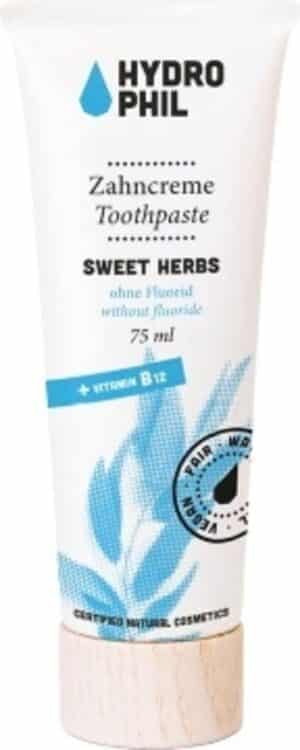 Hydrophil Zahncreme Sweet Herbs - 75 ml