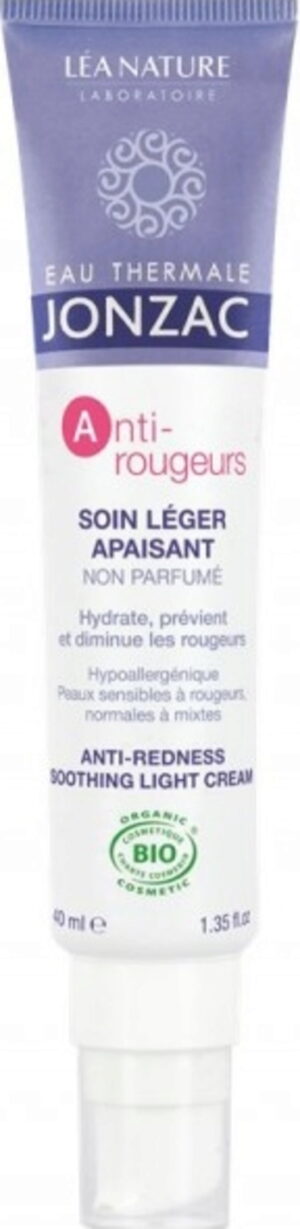 Eau Thermale JONZAC Anti-rougeurs Soothing Light Cream - 40 ml